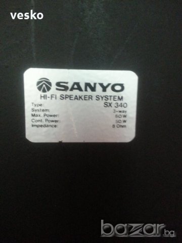 SANYO SX 340, снимка 4 - Тонколони - 21391119