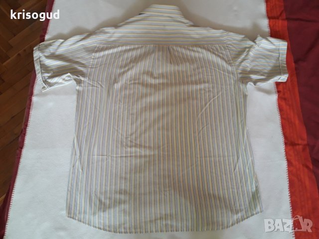 Качествена мъжка карирана риза за едър мъж, 100% памук., снимка 6 - Ризи - 25934258