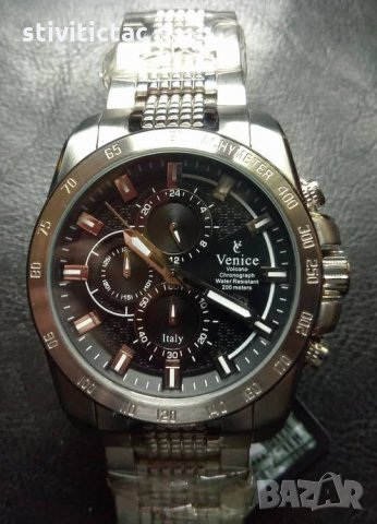 Мъжки часовник Venice 100% ново. 224 грама красота., снимка 4 - Мъжки - 25353420