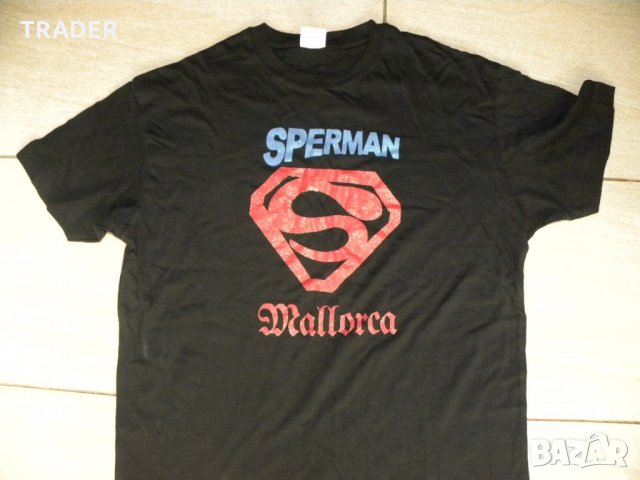 Тениска SPERMAN  SUPERMAN , снимка 4 - Тениски - 22298645