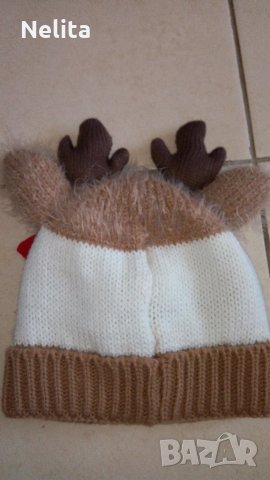 Зимна шапка за мъниче - размер 5-6 год, снимка 2 - Шапки, шалове и ръкавици - 23025275