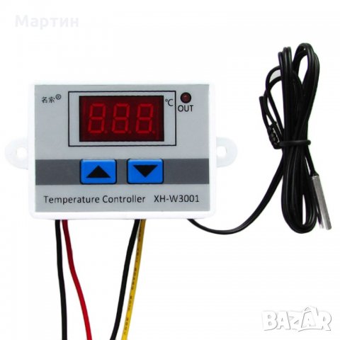 Цифров контролер на температурата 10A термостатен със сензор, снимка 4 - Друга електроника - 24328128