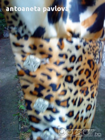 Сатенена риза  леопардов принт, снимка 2 - Ризи - 12044594