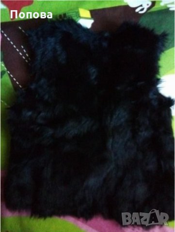 Елек естествена агнешка кожа с косъм, снимка 5 - Елеци - 22942584