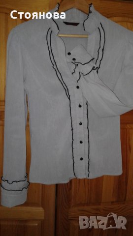 Дамски блузи 46 размер и елек с дантела, снимка 2 - Блузи с дълъг ръкав и пуловери - 25449805