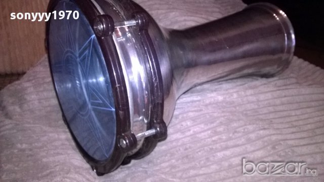 НОВА лъскава тарамбука от сирия 30х20см-алуминиева, снимка 5 - Ударни инструменти - 17921527