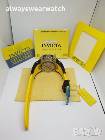 Invicta Venom - Yellow | Инвикта Веном - жълта каишка / чисто нов часовник / 100% оригинален, снимка 11 - Мъжки - 22827405