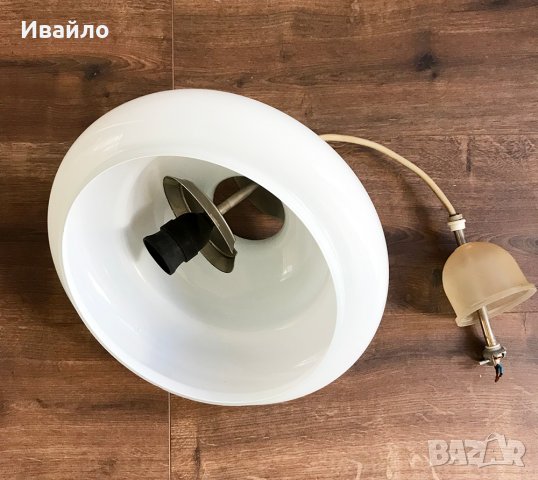 Стъклен полилей/пендел, снимка 2 - Лампи за таван - 24459082