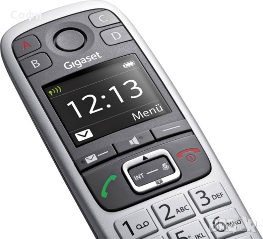 Gigaset E560 HX DECT слушалка Platinum, снимка 2 - Стационарни телефони и факсове - 25854637