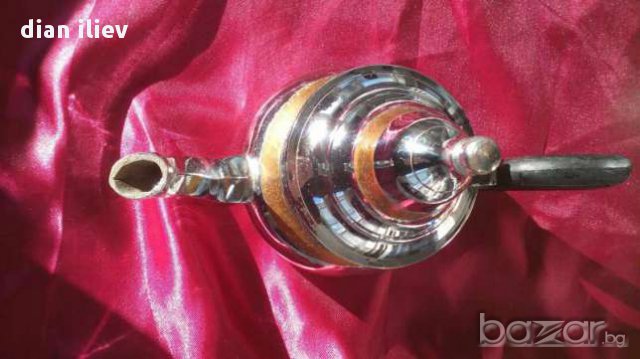 Стар красив чайник, снимка 3 - Антикварни и старинни предмети - 13892923