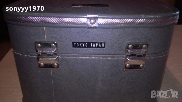 sony-made in japan-ретро куфар-22х22х16см-внос швеицария, снимка 9 - Колекции - 23069002