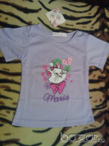 тениска за момичета с Мари, снимка 3 - Детски тениски и потници - 7259766