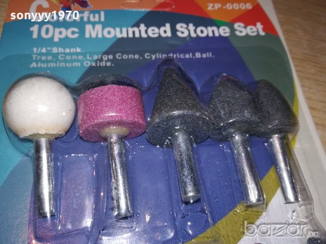 накраиници за дрелка-10бр-камък/шмиргел-нови, снимка 7 - Други инструменти - 20800818