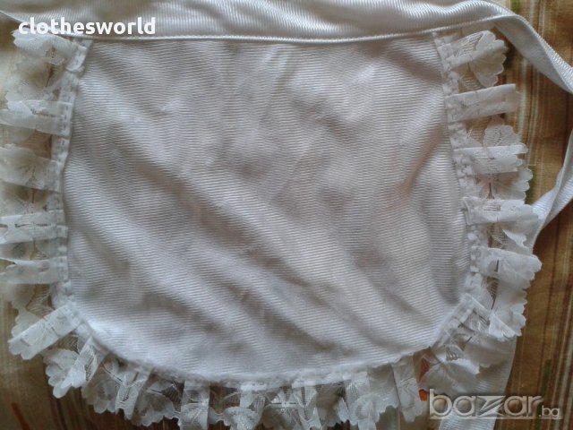 Уникална лачена рокля прислужница, камериерка с аксесоари, снимка 8 - Рокли - 13868367