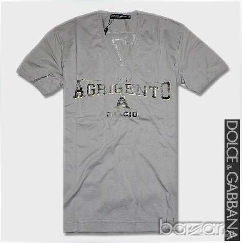 D&G Dolce and Gabbana Sicilia Agrigento Calcio Мъжка Тениска size 46 (S), снимка 2 - Тениски - 6439433