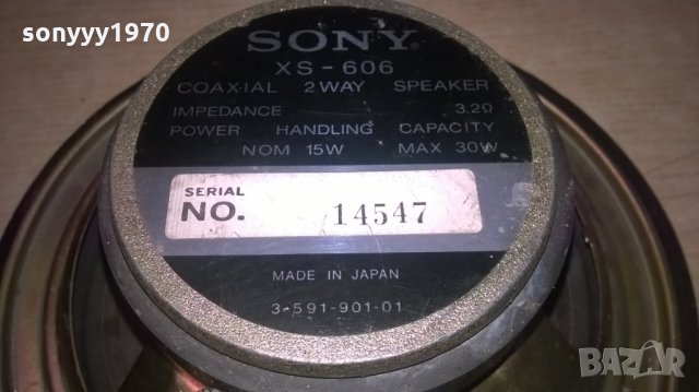 sony xs-606 2way-made in japan-16см-внос швеицария, снимка 10 - Тонколони - 23860134