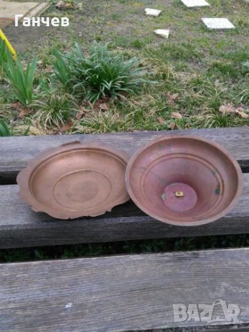 Медна чиния с капак, снимка 5 - Антикварни и старинни предмети - 24796632