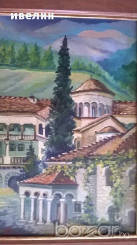 картина-манастир, снимка 4 - Картини - 15073108