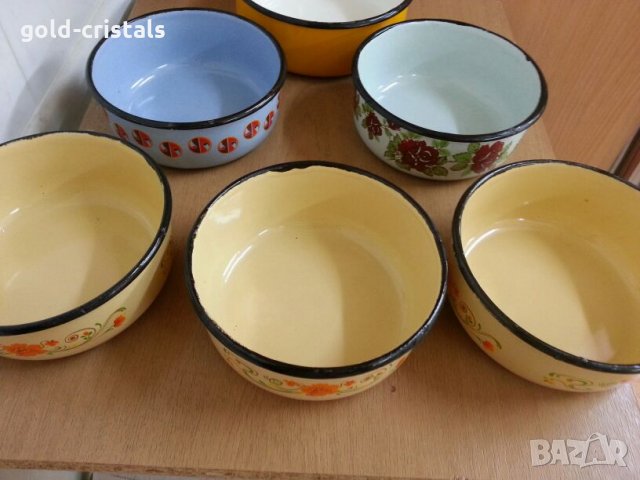 стари емайлирани купи, снимка 6 - Антикварни и старинни предмети - 25785876