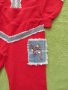 Спортен комплект от червен суичър и панталон, нов, размер 116, снимка 8