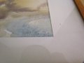 Красив акварел от 1971 г. - оригинал, снимка 3