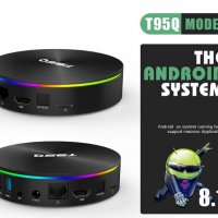 T95Q 4GB RAM 32GB ROM Amlogic S905X2х2GHz 4 Ядра 2хWifi BT4.1 1GB LAN H.265 4K 3D Android 8.1 TV BOX, снимка 2 - Плейъри, домашно кино, прожектори - 25477499