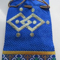 Традиционна торбичка тип пунгия от плат DELL от Монголия-13, снимка 1 - Други ценни предмети - 23414055