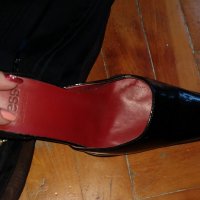 Уникални италиански обувки "Ness" естествен лак, снимка 4 - Дамски обувки на ток - 25030188