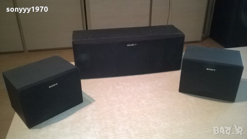 sony център-70w+тонколони-2x100w-внос швеция, снимка 1