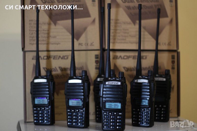 Baofeng Uv 82 Радиостанция Двубандова честоти 136-174mhz,400-520, снимка 1