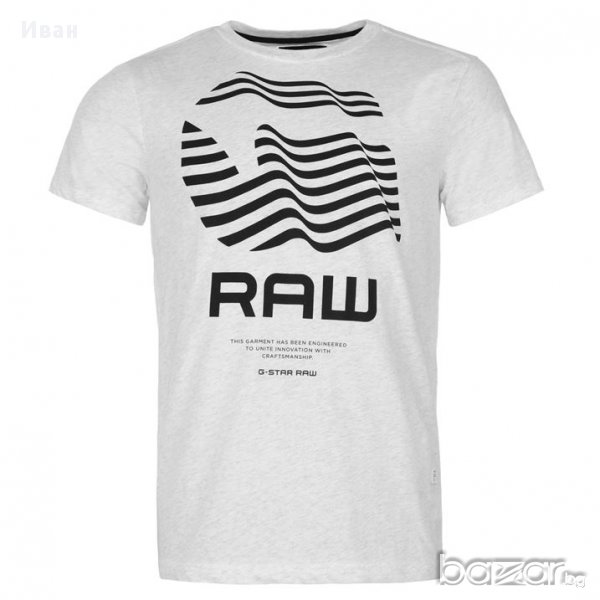 Мъжка Тениска - G-Star RAW Rinor Logo; размери: L, снимка 1