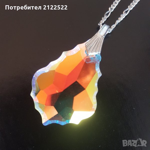 Висулки за колие, направени с оригинални австрийски кристали Сваровски, снимка 1