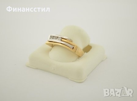 златен пръстен 42922-3, снимка 1