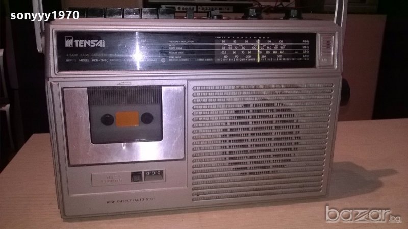 tensai rcr-346 radio cassette recorder-внос франция, снимка 1