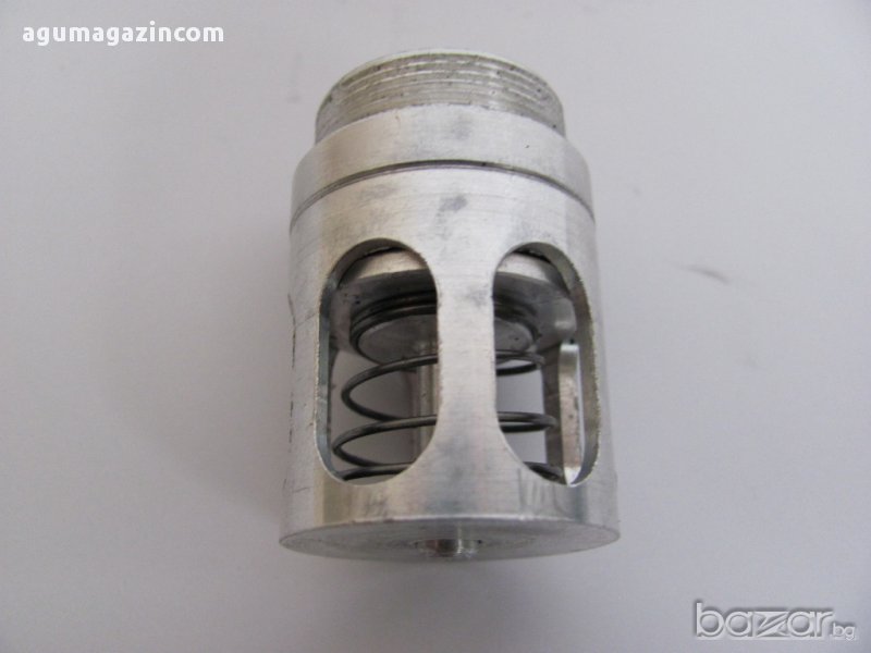 алуминиева предпазна клапа , за колектори при АГУ - ф18  , ф24,,, месингова ф24, снимка 1
