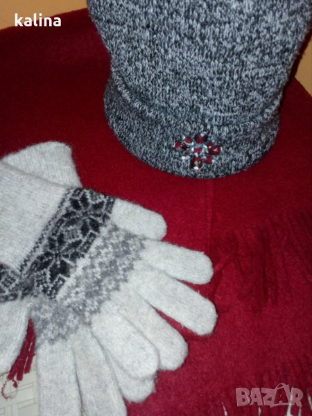 Детска шапка, шал и ръкавици, снимка 1