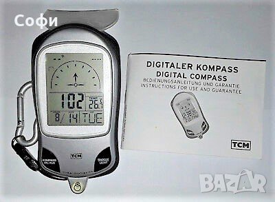 TCM D-22290 Дигитален компас с часовник и термометър - НОВИ  , снимка 2 - Навигация - 25215256