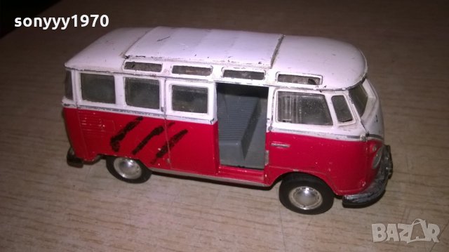 volkswagen-11x5x5-см-метален бус-ретро колекция, снимка 6 - Колекции - 22023430