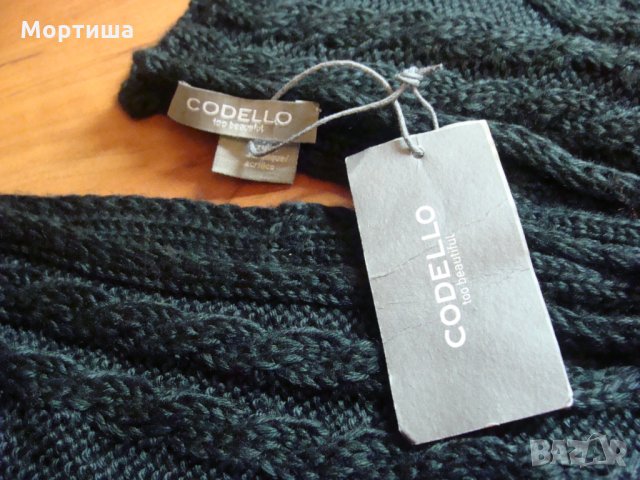 Нов шал CODELLO с фабричен дефект , снимка 4 - Шалове - 24099621