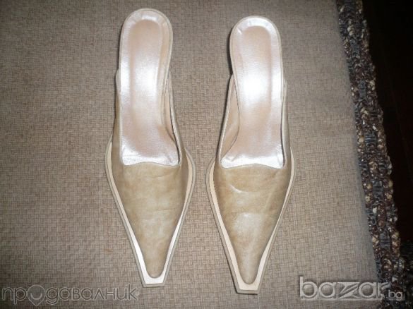 обувки Дамски обувки-чехли от еко кожа, снимка 2 - Чехли - 7439682