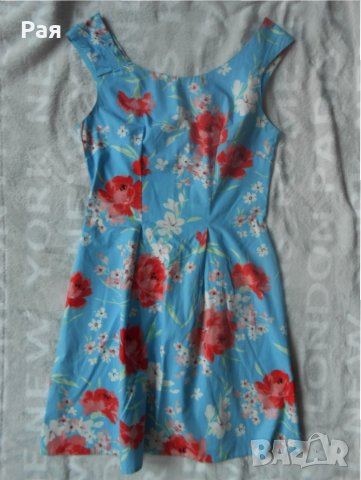 Свежа рокля на флорални мотиви , снимка 5 - Рокли - 23955943
