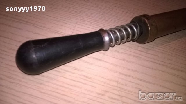 антика немска помпа-мед/месинг 44-74см-внос швеицария, снимка 9 - Аксесоари за велосипеди - 13826119