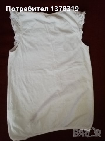 Бяла блуза за момиче LC WAIKIKI, снимка 2 - Детски тениски и потници - 25525162