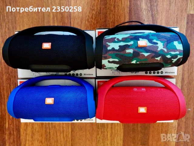 BOOMBOX JBL безжичен спийкър колона USB AUX MicroSD powerbank kolonka, снимка 2 - Тонколони - 26139214