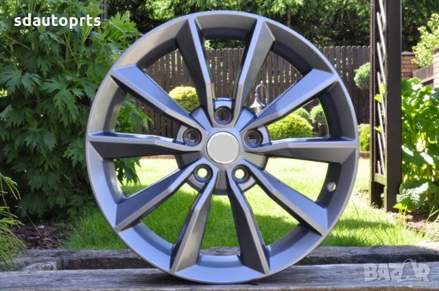 17" Ал. Джанти 5X112 VW GOLF 5 6 7 TIGUAN TOURAN I II Голф тигуан тоур, снимка 2 - Гуми и джанти - 25993196