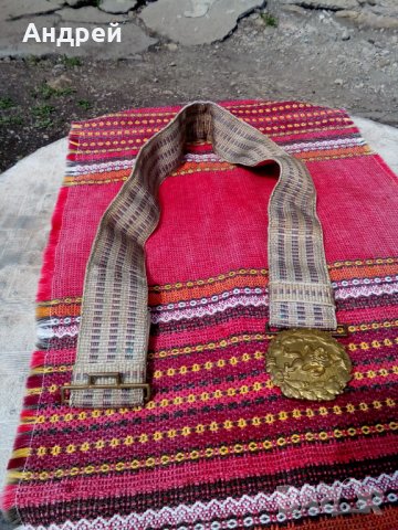 Стар офицерски параден колан, снимка 4 - Други ценни предмети - 25088429