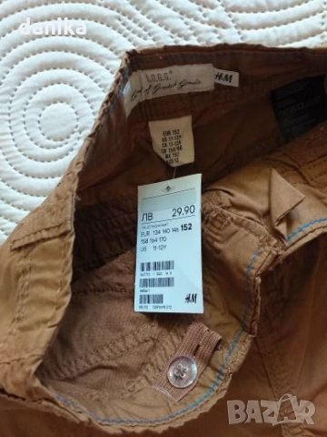 Бермуди , къс панталон  H&M , тениска Points 146 / 152, снимка 5 - Детски къси панталони - 25545903