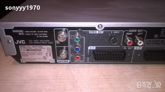 jvc dr-mh20se-hdd/dvd recorder-made in germany, снимка 12 - Плейъри, домашно кино, прожектори - 23202602
