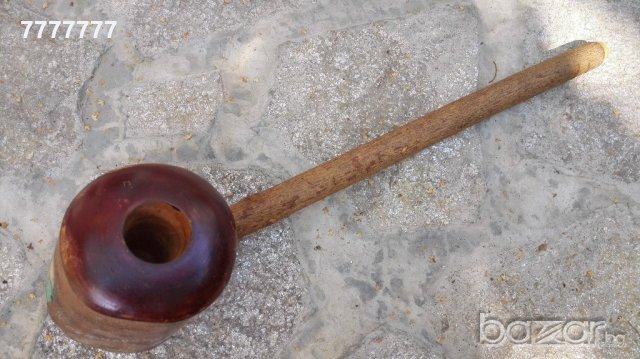 Дървена лула - опиум, снимка 3 - Антикварни и старинни предмети - 18677016
