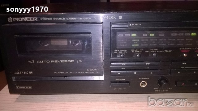 pioneer ct-w401r deck-внос швеицария, снимка 5 - Ресийвъри, усилватели, смесителни пултове - 19253946